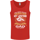 Dad Is My Favourite Funny Fathers Day Mens Vest Tank Top Red