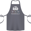 Dad Jokes Periodically Funny Father's Day Cotton Apron 100% Organic Steel