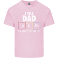 Dad Jokes Periodically Funny Father's Day Mens Cotton T-Shirt Tee Top Light Pink