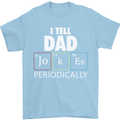 Dad Jokes Periodically Funny Father's Day Mens T-Shirt Cotton Gildan Light Blue