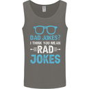Dad Jokes? I Think You Mean Rad Jokes Mens Vest Tank Top Charcoal