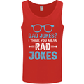 Dad Jokes? I Think You Mean Rad Jokes Mens Vest Tank Top Red