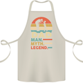 Dad Man Myth Legend Funny Fathers Day Cotton Apron 100% Organic Natural