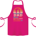 Dad Man Myth Legend Funny Fathers Day Cotton Apron 100% Organic Pink
