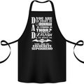 Dad My Favourite Superhero Father's Day Cotton Apron 100% Organic Black