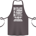 Dad My Favourite Superhero Father's Day Cotton Apron 100% Organic Dark Grey