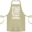 Dad My Favourite Superhero Father's Day Cotton Apron 100% Organic Khaki