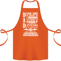 Dad My Favourite Superhero Father's Day Cotton Apron 100% Organic Orange