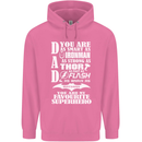 Dad My Favourite Superhero Father's Day Mens 80% Cotton Hoodie Azelea