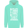 Dad My Favourite Superhero Father's Day Mens 80% Cotton Hoodie Peppermint