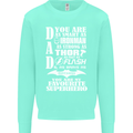 Dad My Favourite Superhero Father's Day Mens Sweatshirt Jumper Peppermint