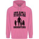 Dad With Three Daughters Funny Fathers Day Mens 80% Cotton Hoodie Azelea