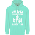 Dad With Three Daughters Funny Fathers Day Mens 80% Cotton Hoodie Peppermint
