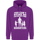 Dad With Three Daughters Funny Fathers Day Mens 80% Cotton Hoodie Purple