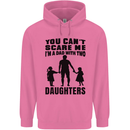 Dad With Two Daughters Funny Fathers Day Mens 80% Cotton Hoodie Azelea