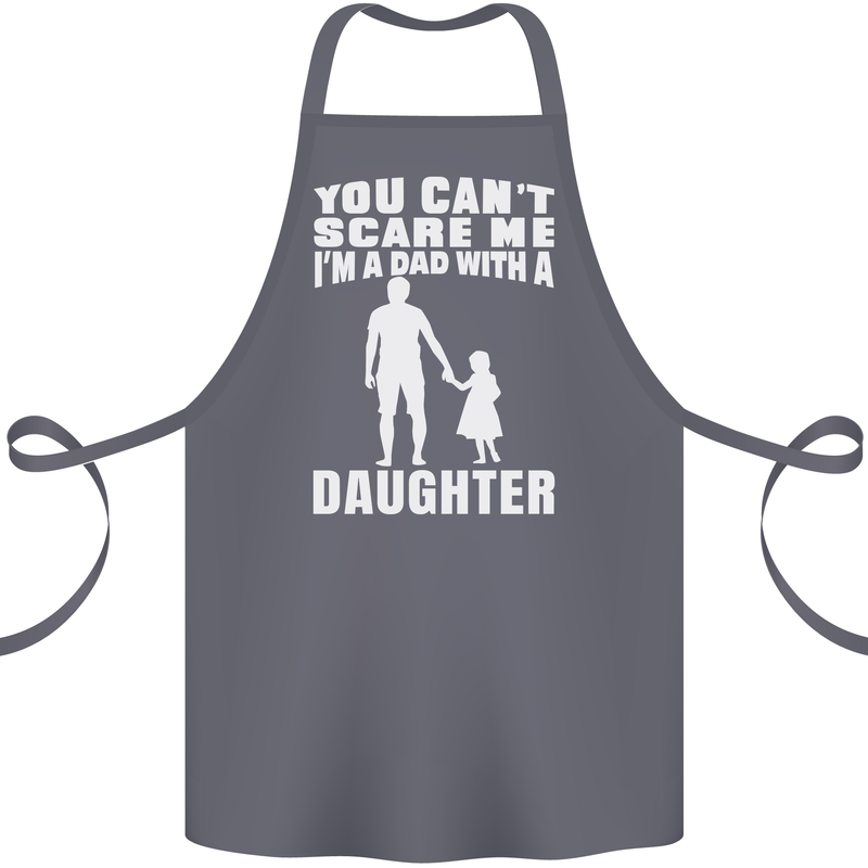 Dad With a Daughter Funny Fathers Day Cotton Apron 100% Organic Steel