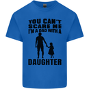 Dad With a Daughter Funny Fathers Day Mens Cotton T-Shirt Tee Top Royal Blue