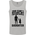Dad With a Daughter Funny Fathers Day Mens Vest Tank Top Sports Grey