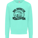 Dad & Daughter Best Friends Father's Day Kids Sweatshirt Jumper Peppermint