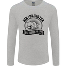 Dad & Daughter Best Friends Father's Day Mens Long Sleeve T-Shirt Sports Grey