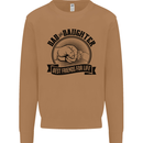 Dad & Daughter Best Friends Father's Day Mens Sweatshirt Jumper Caramel Latte