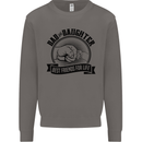 Dad & Daughter Best Friends Father's Day Mens Sweatshirt Jumper Charcoal