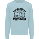 Dad & Daughter Best Friends Father's Day Mens Sweatshirt Jumper Light Blue