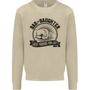 Dad & Daughter Best Friends Father's Day Mens Sweatshirt Jumper Sand