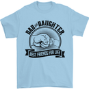 Dad & Daughter Best Friends Father's Day Mens T-Shirt Cotton Gildan Light Blue