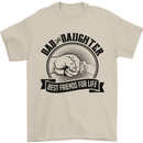 Dad & Daughter Best Friends Father's Day Mens T-Shirt Cotton Gildan Sand