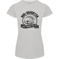 Dad & Daughter Best Friends Father's Day Womens Petite Cut T-Shirt Sports Grey