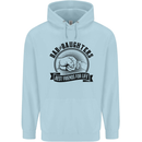 Dad & Daughters Best Friends Father's Day Childrens Kids Hoodie Light Blue