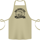 Dad & Daughters Best Friends Father's Day Cotton Apron 100% Organic Khaki
