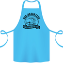 Dad & Daughters Best Friends Father's Day Cotton Apron 100% Organic Turquoise