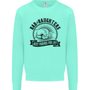 Dad & Daughters Best Friends Father's Day Kids Sweatshirt Jumper Peppermint
