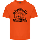 Dad & Daughters Best Friends Father's Day Kids T-Shirt Childrens Orange