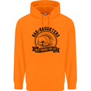 Dad & Daughters Best Friends Father's Day Mens 80% Cotton Hoodie Orange