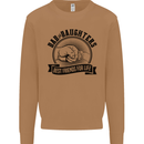 Dad & Daughters Best Friends Father's Day Mens Sweatshirt Jumper Caramel Latte