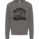 Dad & Daughters Best Friends Father's Day Mens Sweatshirt Jumper Charcoal