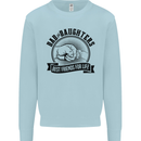 Dad & Daughters Best Friends Father's Day Mens Sweatshirt Jumper Light Blue