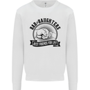 Dad & Daughters Best Friends Father's Day Mens Sweatshirt Jumper White