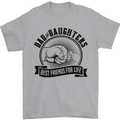 Dad & Daughters Best Friends Father's Day Mens T-Shirt Cotton Gildan Sports Grey
