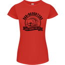 Dad & Daughters Best Friends Father's Day Womens Petite Cut T-Shirt Red