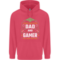 Dad & Gamer Funny Fathers Day Gaming Childrens Kids Hoodie Heliconia