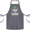 Dad & Gamer Funny Fathers Day Gaming Cotton Apron 100% Organic Steel