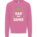 Dad & Gamer Funny Fathers Day Gaming Mens Sweatshirt Jumper Azalea