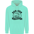 Dad & Son Best Friends Father's Day Childrens Kids Hoodie Peppermint
