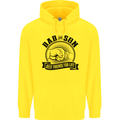 Dad & Son Best Friends Father's Day Childrens Kids Hoodie Yellow