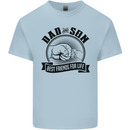 Dad & Son Best Friends Father's Day Kids T-Shirt Childrens Light Blue