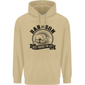Dad & Son Best Friends Father's Day Mens 80% Cotton Hoodie Sand